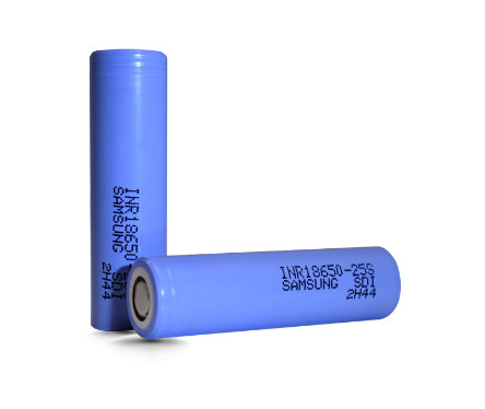 Samsung 25S 18650 2500mAh 20A Battery 3.6V Cylindrical Lithium Ion Cell INR18650-25S