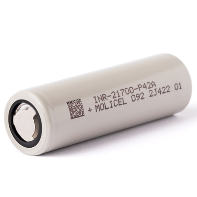 Molicel 21700 P42A 4200mAh 45A Battery INR-21700-P42A Flat Top Battery