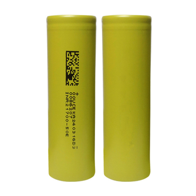 5000mAh 21700 Rechargeable Li Ion Battery INR21700-50E for Household Appliances
