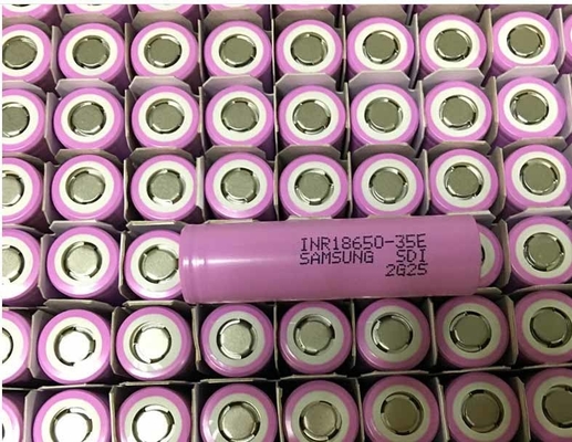 Samsung 35E 18650 Battery 3500mAh 8A 3.6V Cylindrical Lithium Ion Cell INR18650-35E