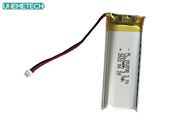 1000mAh Lipo Battery 102050 Lithium Ion Polymer Battery for Beauty Products