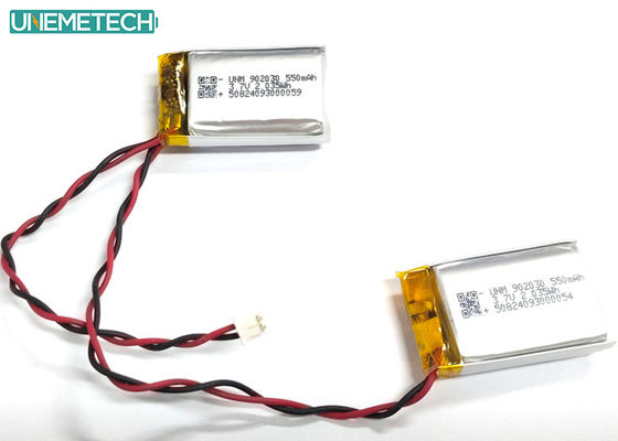 2C Fast Charging Lipo Battery 902030 2P 3.7V 1100mAh Lithium Polymer Battery Pack