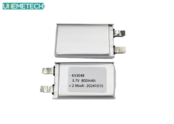 20C High Discharge Rate 3.7V 800mah Lipo Battery 653048 for RC Airplane