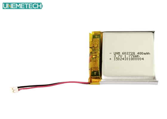 3.7V 480mAh 602728 Rechargeable Li-ion Polymer Battery For Mini Recorder