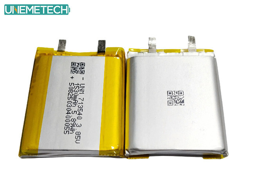 3.85V High Voltage Lithium Polymer Battery 1530mAh 713540 For Medical Devices