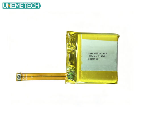 Quality 3.85V High Voltage LiPo Battery 572929 560mAh for Fitness Trackers factory