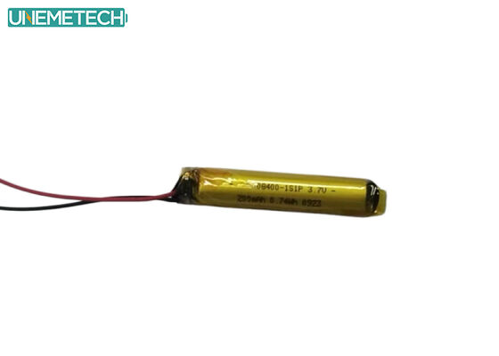 Quality 08400 Cylindrical Lipo Battery 3.7V 200mAh Rechargeable Lithium Ion Battery For Smart Pen factory